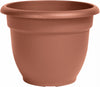 Bloem Terracotta Clay Resin Bell Ariana Planter 10 Dia. in. with Drainage Holes