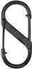 Nite Ize S-Biner 1.8 in. Dia. Stainless Steel Black Carabiner Key Holder