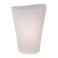 Rubbermaid Spa Works 9 qt. Clear Vanity Wastebasket (Pack of 6)
