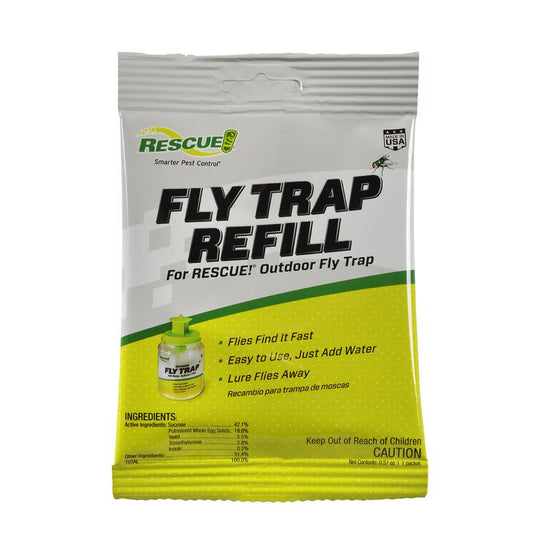 Rescue Non-Toxic Reusable Fly Trap Attractant Refill (Pack of 12)