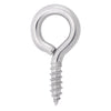 Hampton 11/32 in. Dia. x 2-5/8 in. L Polished Stainless Steel Screw Eye 200 lb. 1 pk (Pack of 10)