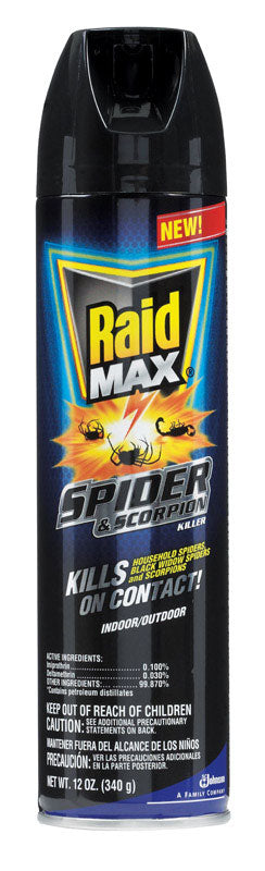 Raid MAX Aerosol Insect Killer 12 oz (Pack of 12)