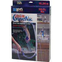Lee’s Ultimate Gravel Vacuum Kit 50 FT Aquarium Gravel Cleaner With Fish-Saver Assembly for Easy Water Changes