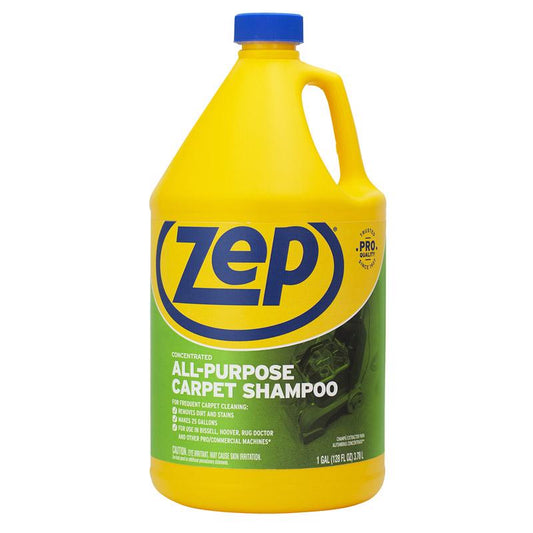 Zep Commercial Pleasant Scent Carpet Shampoo 128 oz. Liquid Concentrated (Pack of 4)