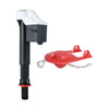 Korky Universal Fit Adjustable QuietFILL Toilet Fill Valve and 2 in. Flapper Kit