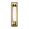 Heath Zenith Polished Brass Plastic Wired Pushbutton Doorbell