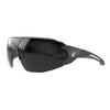 Edge Anti-Fog Taven Safety Glasses Smoke Lens Black Frame