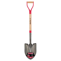 Truper Tru-Tough 41 in. Steel Round Digging Shovel Wood Handle (Pack of 6)