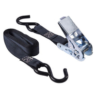 Keeper 1 in. W x 10 ft. L Black Tie Down Strap 300 lb. 1 pk (Pack of 12)