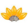 Celebrations Incandescent C7 Orange 4 ct Replacement Christmas Light Bulbs 0.08 ft.