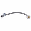 SharkBite Click Seal 1/2 in. Push X 7/8 in. D Ballcock 16 in. Brass Toilet Supply Line