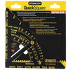 Stanley Quick Square 10-7/8 in. L X 6-3/4 in. H Aluminum Adjustable Premium Layout Tool