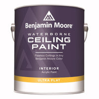 Benjamin Moore Flat Ceiling Paint Interior 1 gal (Pack of 4)