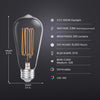 Feit ST19 E26 (Medium) Filament LED Bulb Daylight 40 Watt Equivalence 2 pk