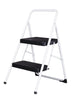 Cosco 28.15 in. H x 17.323 in. W 200 lb. capacity 2 step Steel Folding Two Step Stool