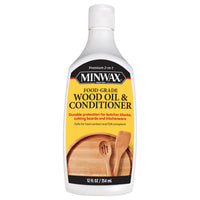 Minwax Transparent Clear Oil-Based Wood Oil and Conditioner 12 fl. oz. (Pack of 6)