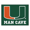 University of Miami Man Cave Rug - 34 in. x 42.5 in.