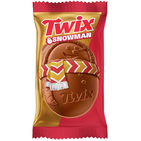 Twix Snowman Milk Chocolate Candy Bar 1 each (Pack of 72)