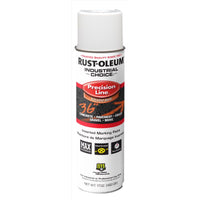 Rust-Oleum Industrial Choice White Inverted Marking Paint 17 oz (Pack of 6)