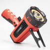 Dorcy 1300 lumens Black/Red LED Spotlight +Power Bank 4400 mAh Lithium Ion Battery