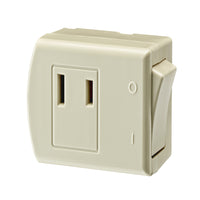 Leviton 13 amps Double Pole Plug-In Switch Tap Ivory 1 pk - Deal of The Week