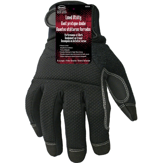 Boss Utility Gloves Black XL 1 pair
