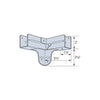 Simpson Strong-Tie ZMax 5.5 in. H X 5.5 in. W 18 speed Galvanized Steel Rigid Tie Connectors (Pack of 12)