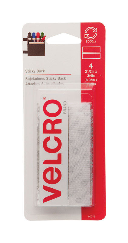 Velcro Brand Hook and Loop Fastener 3-1/2 in. L (Pack of 6)