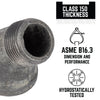 STREET ELBOW 45 1" BLK