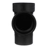 Charlotte Pipe 1-1/2 in. Spigot X 1-1/2 in. D Hub ABS Sanitary Street Tee