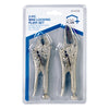 Home Plus 4-3/4 in. Carbon Steel Two Piece Locking Pliers Set Silver 2 pk (Pack of 6)