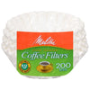 Melitta 8-12 cups White Basket Coffee Filter 200 pk