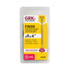 GRK Fasteners UberGrade No. 9  x 4 in. L Star Trim Head Steel Construction Screws 50 pk