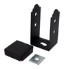 Simpson Strong-Tie ZMax 7.13 in. H X 5 in. W 12 Ga. Steel Post Base - Open Box
