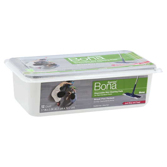 Bona Express Disposable Wet Cleaning Pads 12 pk