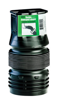 Flex-Drain Press X 4 in. D Press Polypropylene 8 in. Downspout Adapter 1 pk - Deal of The Week