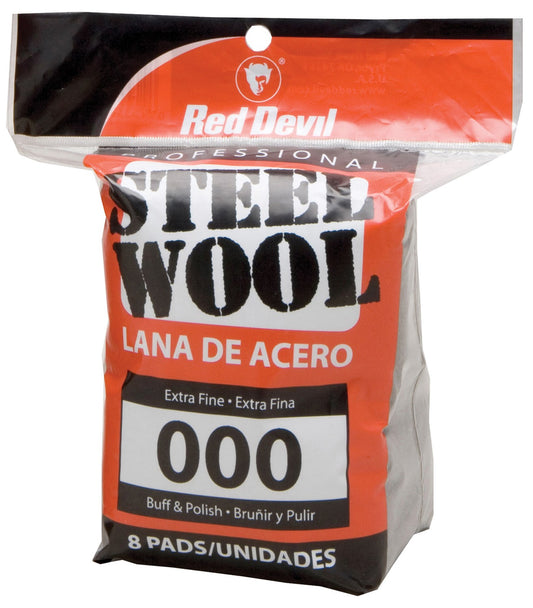 Red Devil 0321 #000 Steel Wool 8 Pack