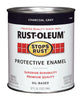 Rust-Oleum Charcoal Gray Protective Enamel Indoor and Outdoor 1 qt.