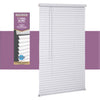 Living Accents Vinyl 1 in. Mini-Blinds 29 in. W X 72 in. H White Cordless - Open Box