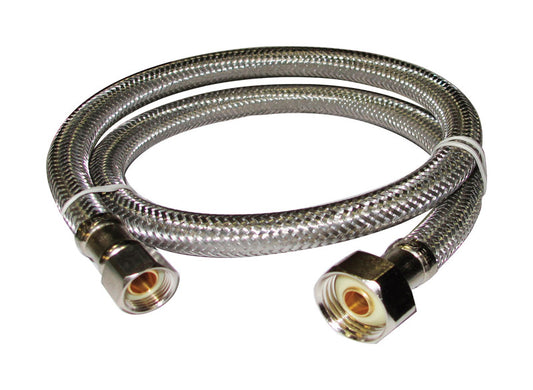 Plumb Pak EZ 3/8 in. Compression X 1/2 in. D FIP 36 in. Stainless Steel Faucet Supply Line