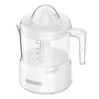 Black and Decker 7.25 in. W x 7.25 in. L White Plastic Juicer