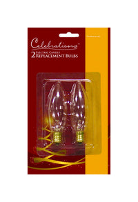 Celebrations Clear/Warm White Plug-In Replacement Christmas Light Bulbs