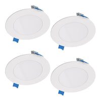 Halo HLB Lite Matte White 4 in. W LED Canless Recessed Downlight 10.1 W - Open Box