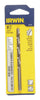 Irwin #2 X 3-7/8 in. L High Speed Steel Wire Gauge Bit Straight Shank 1 pc