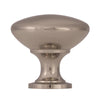 Amerock Allison Round Cabinet Knob 1-3/16 in. D 1-1/8 in. Brushed Chrome 1 pk