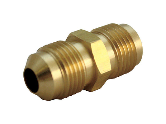 JMF 3/8 in. Flare x 3/8 in. Dia. Flare Yellow Brass Union (Pack of 5)