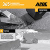 APOC Gloss Black Rubber Roof & Flashing Cement 3.6 qt (Pack of 4)