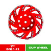 Diablo 7 in. D X 5/8-11 in. Masonry Cup Wheel