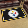 NFL - Pittsburgh Steelers 4ft. x 6ft. Plush Area Rug
