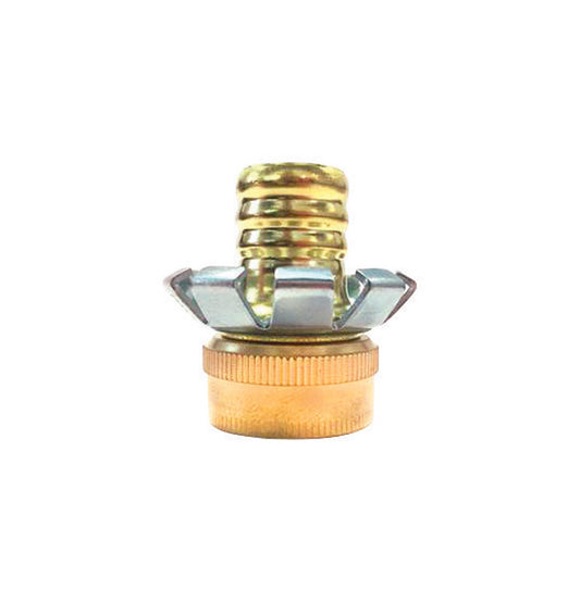 Gilmour 3/4 in. Brass Threaded Female Clinch Coupling